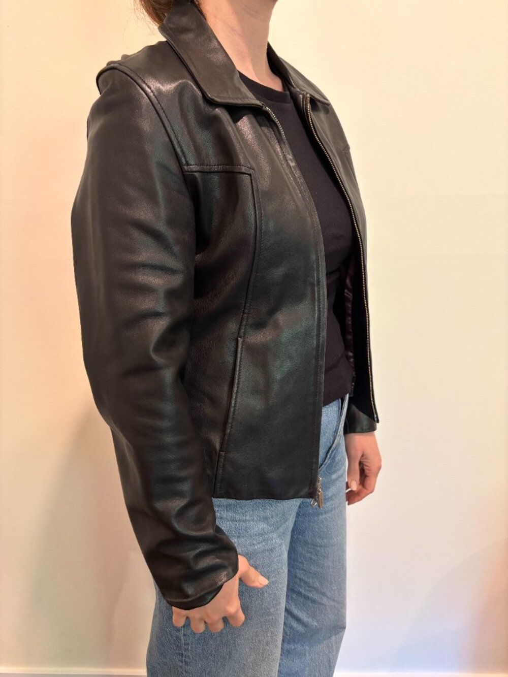 Guess Classic Genuine Leather Jacket - Picture 3 of 4
